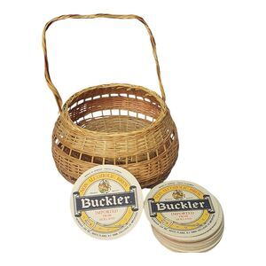 18 Buckler Non-Alcoholic Brew Beer Coasters Heineken With Basket Holder